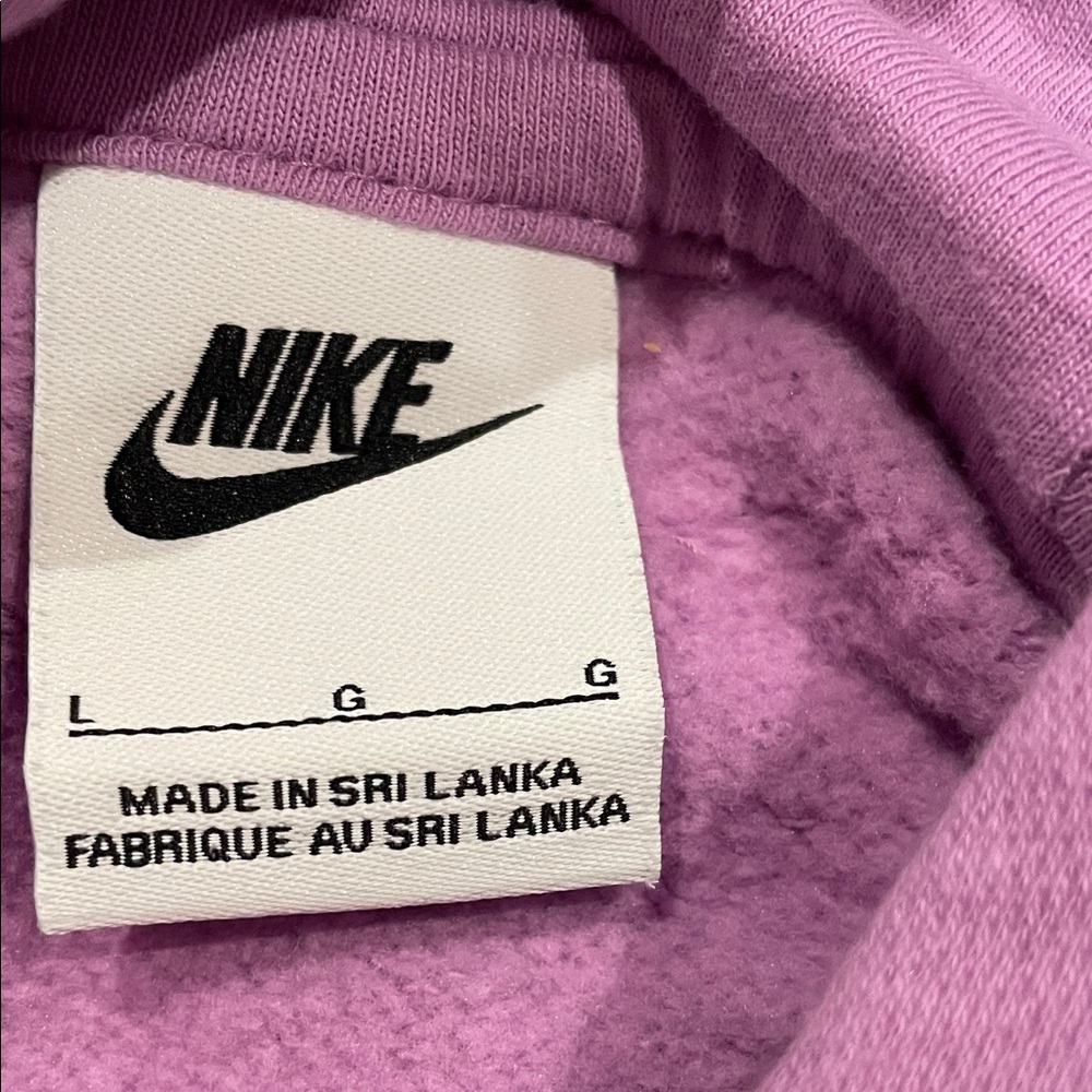 Nike Men's Lavender Hoodie Sweater - Picture 3 of 3